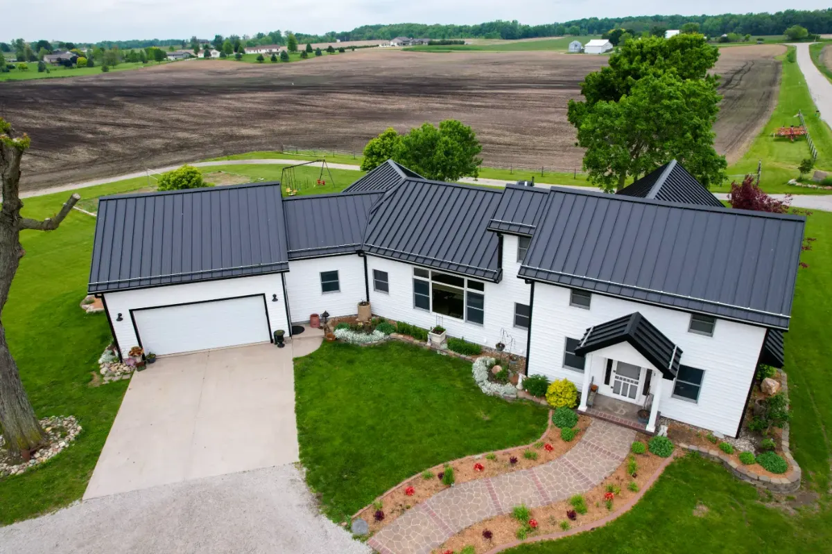 After roofing work