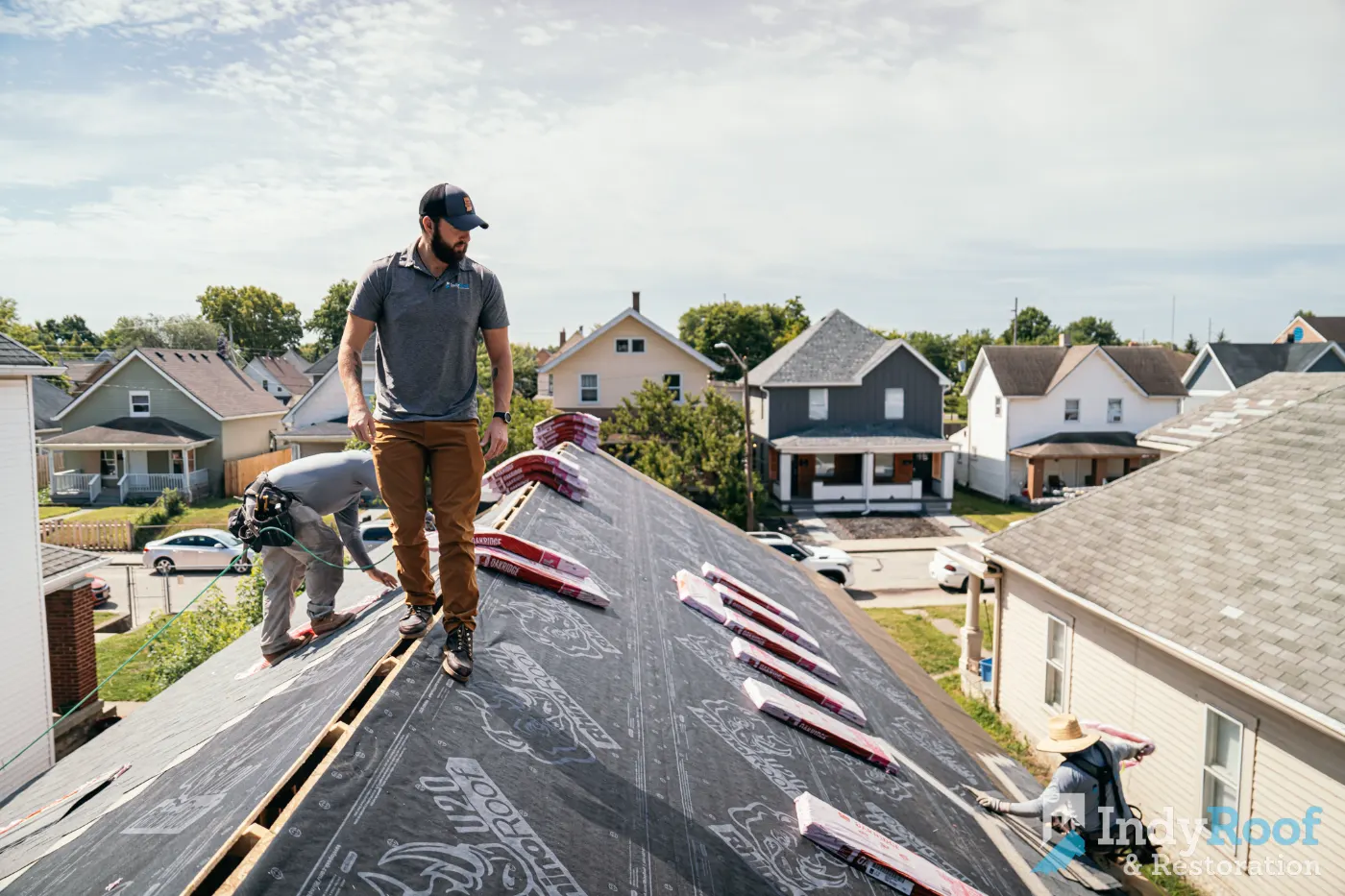 Roofing by Allisonville Roofing near Carmel, IN